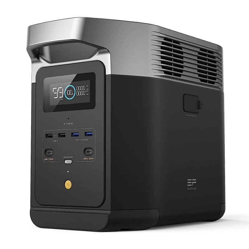 EcoFlow Delta 2 Station électrique Portable avec capacité évolutive de 1-3kWh, Batterie LFP, Seuls Quelques Petits défauts dans