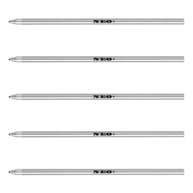 NEO+ Lot de 5 recharges pour stylo bille compatible avec Montblanc stylos. Compatible avec les stylos Meisterstuck Homage a W.A.