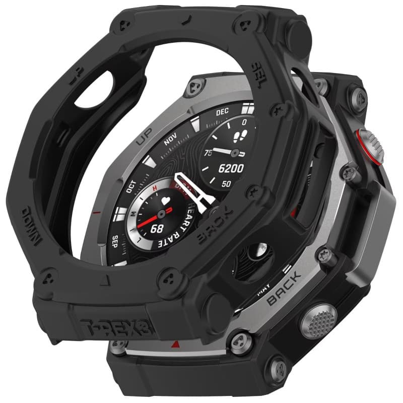FTRONGRT Coque Compatible avec Amazfit T-Rex 3, TPU Souple, Anti-Rayures, Montre Étui de Protection Compatible avec Amazfit T-Re