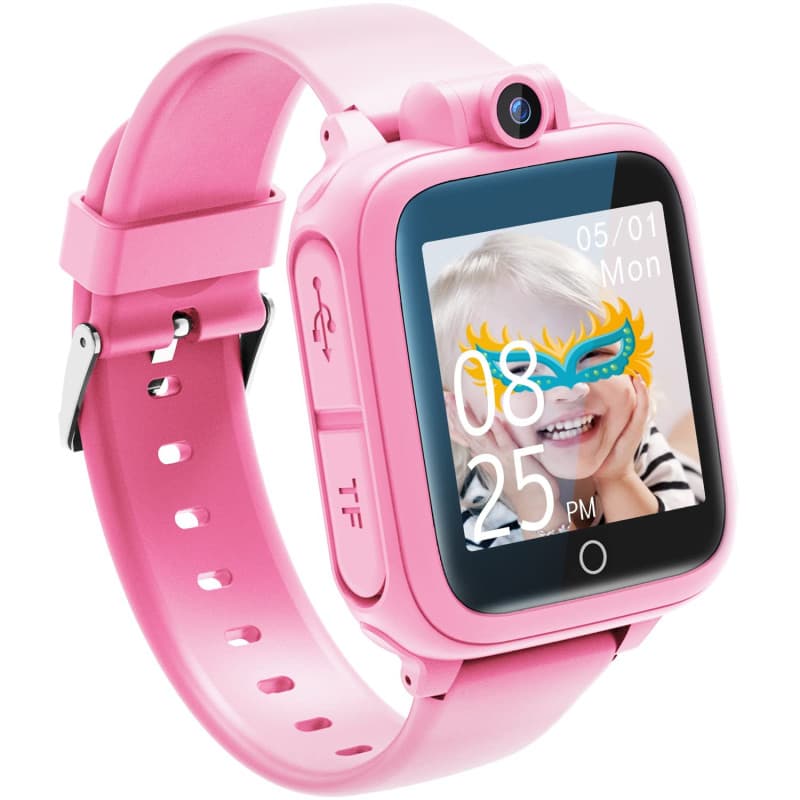 Awatty Montre Intelligente, Jouet Enfant 3 4 5 6 7 8 9 10 11 12 Ans, Caméra Rotative à 90°, 14 Jeux, Montre Connectée Garçon, Je