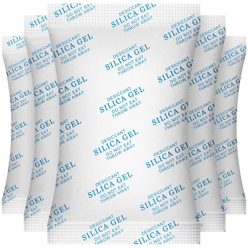 5g (250 Sachets) Sachet Anti Humidité Deshumidificateur Absorbeurs D'humidité Gel de Silice de Déshydratant, Desiccant Silica Ge