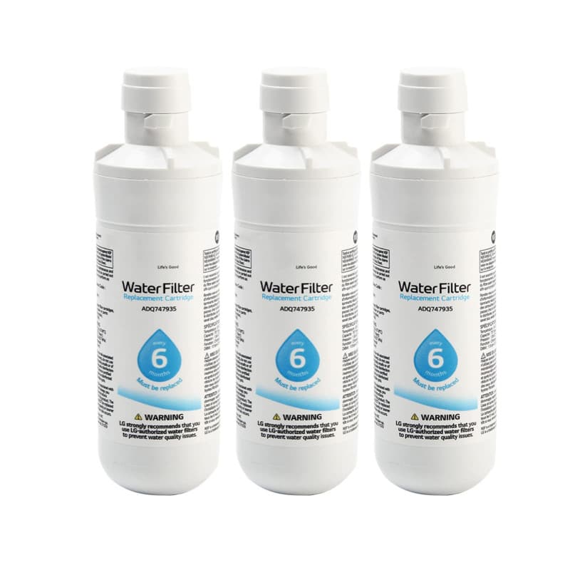 QOTSTEOS LT1000P Lot de 3 filtres à eau de rechange pour frigo, compatible avec frigo Kenmore9980