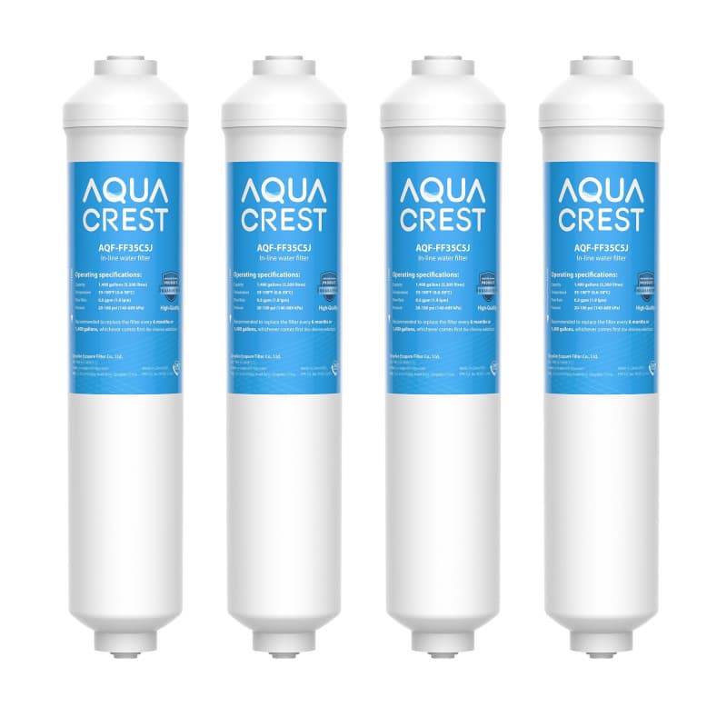 AQUACREST Filtre Frigo Remplacement pour Filtre Frigo Samsung® DA29-10105J HAFEX/EXP, DA2010CB DA99-02131B, LG® 5231JA2010B (4)