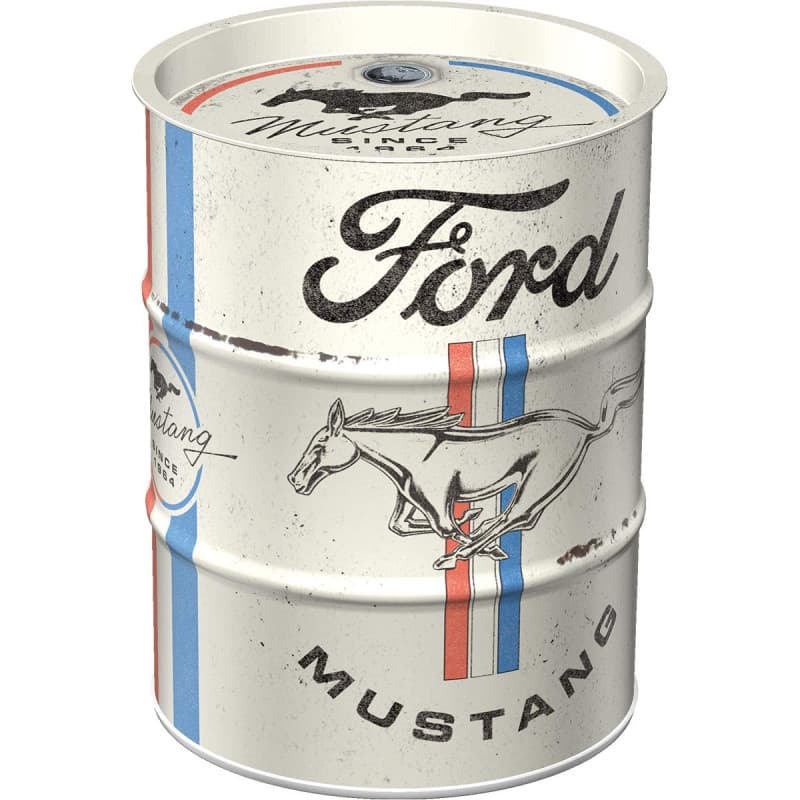 Nostalgic-Art, Tirelire rétro Ford Mustang - Horse - Idée de Cadeau pour Voiture Accessoires Fans Tirelire en métal Vintage 600