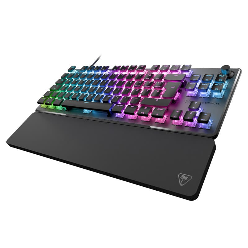 Turtle Beach Vulcan II TKL Pro - Clavier de Jeu mécanique RVB magnétique, Interrupteur analogique à Effet Hall, Touches médias,