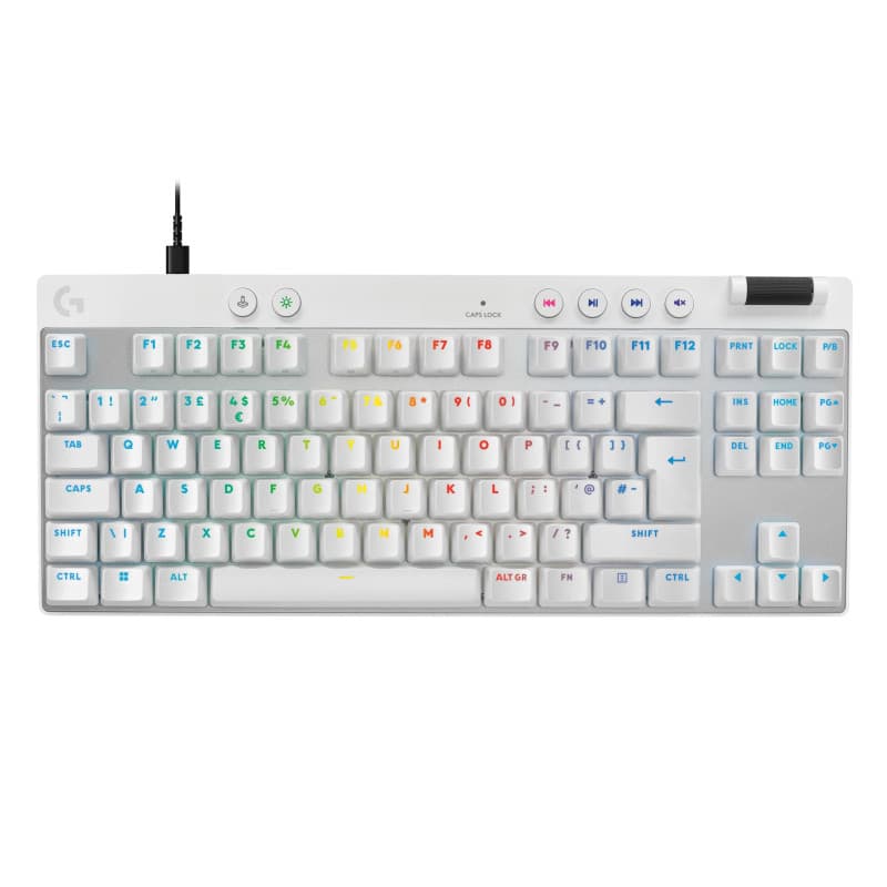 Logitech G PRO X TKL RAPID, clavier gaming filaire sans pavé numérique touches analogiques magnétiques, mode de déclenchement ra