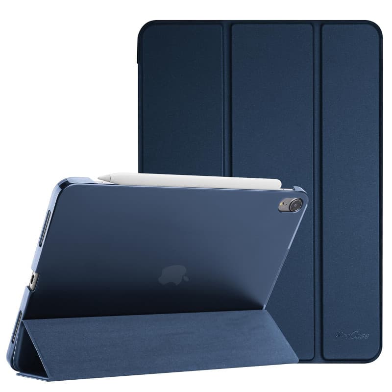 ProCase Coque pour iPad Air 11 Pouces (M3) 2025/(M2) 2024, Air 5ème 2022/4ème 2020 10.9 Pouces, Étui de Protection Anti-Chute, R