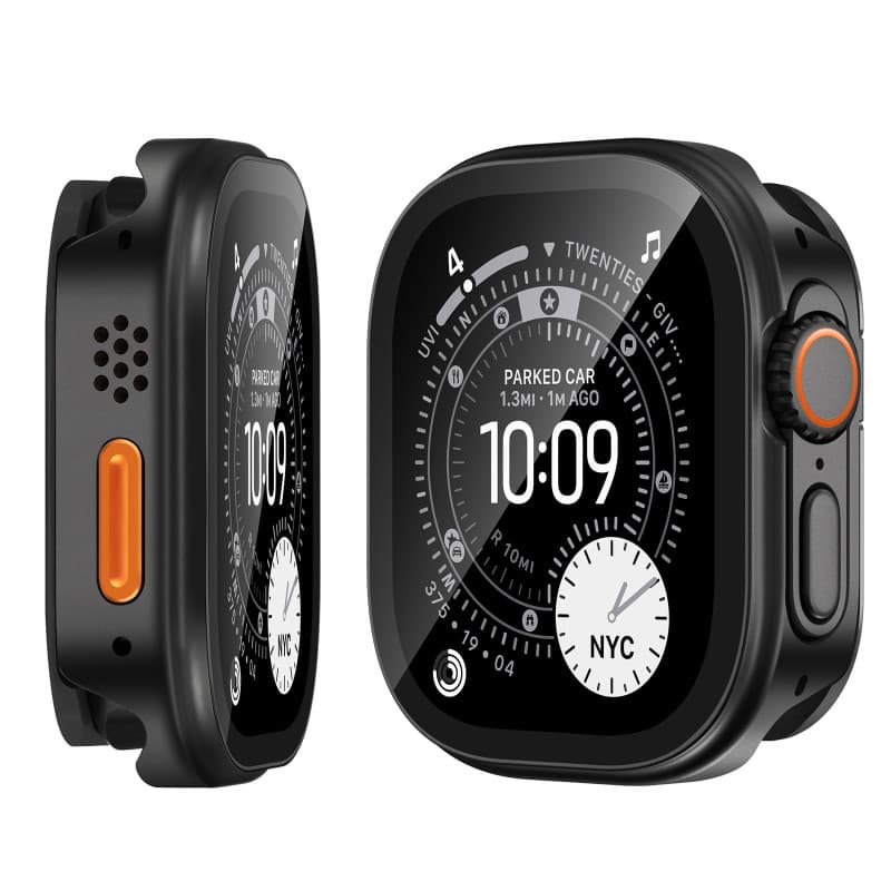 Suphart Compatible avec Coque Apple Watch Ultra 3/2/1 49mm, Métallique Robuste avec Coque Arrière Protection Écran Intégrée pour