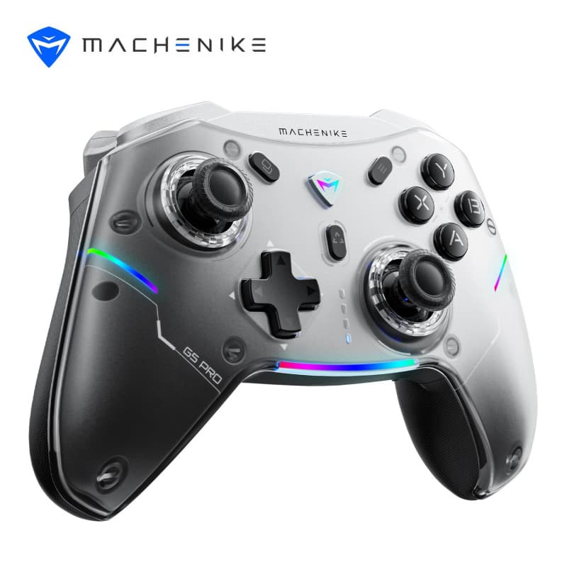 Machenike G5 Pro Manette PC Gamer Sans Fil RGB, Hall Joystick, Manette sans fil Switch Bluetooth pour PC/Mobile Android/iOS/Swit