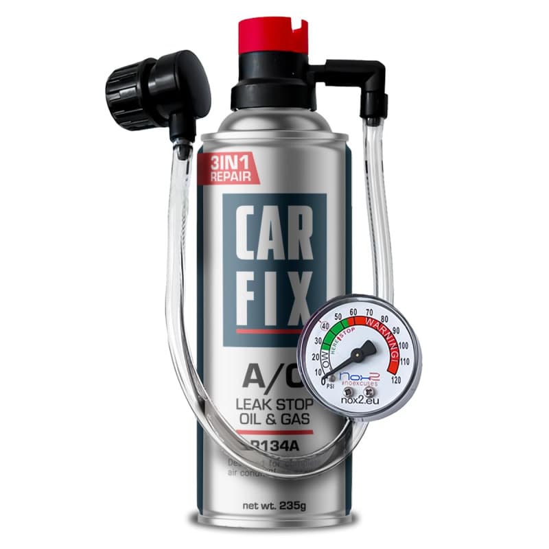 CARFIX Hobby, remplacement r134a, Produit d'étanchéité, réfrigérant, recharge de climatisation de voiture, équivalent 660g, 1 bo