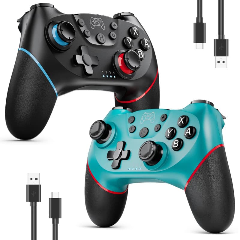 Etpark Manette Switch 2PCS, Manette Switch Sans Fil Compatible avec Switch/Switch 2/Switc.h Lite/OLED, Manett.e Switch Pro avec