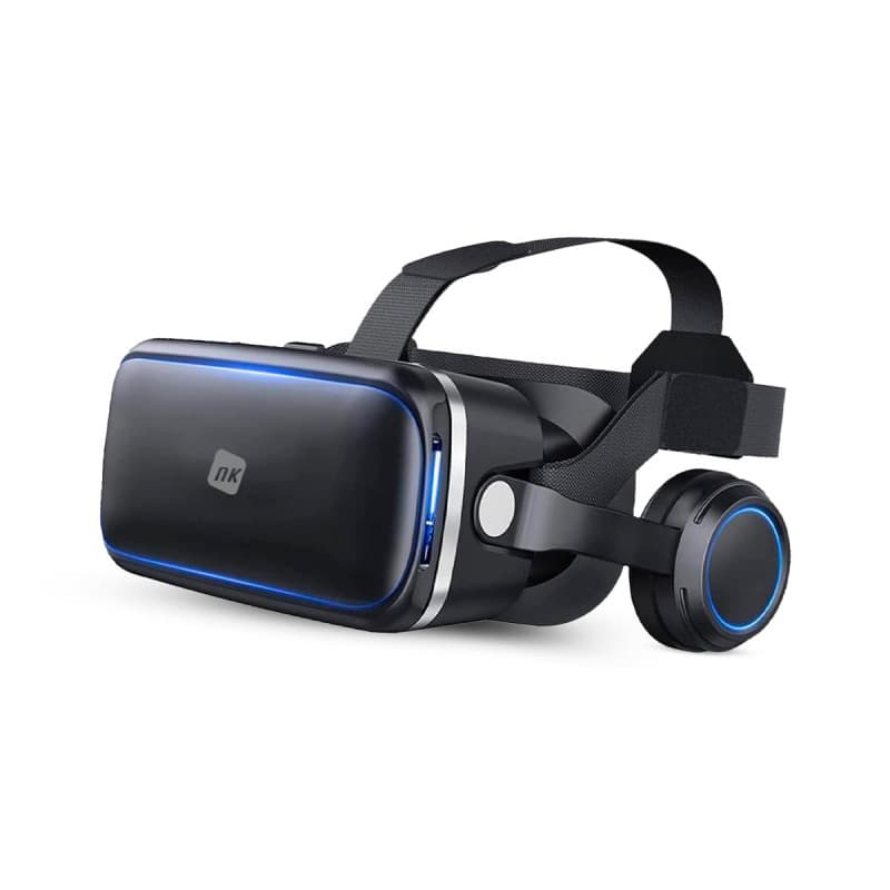 NK Casque Réalité Virtuelle - Casque VR avec Audio Compatible avec iPhone & Android (4,7" - 6,53" Smartphones), Angle de Vision
