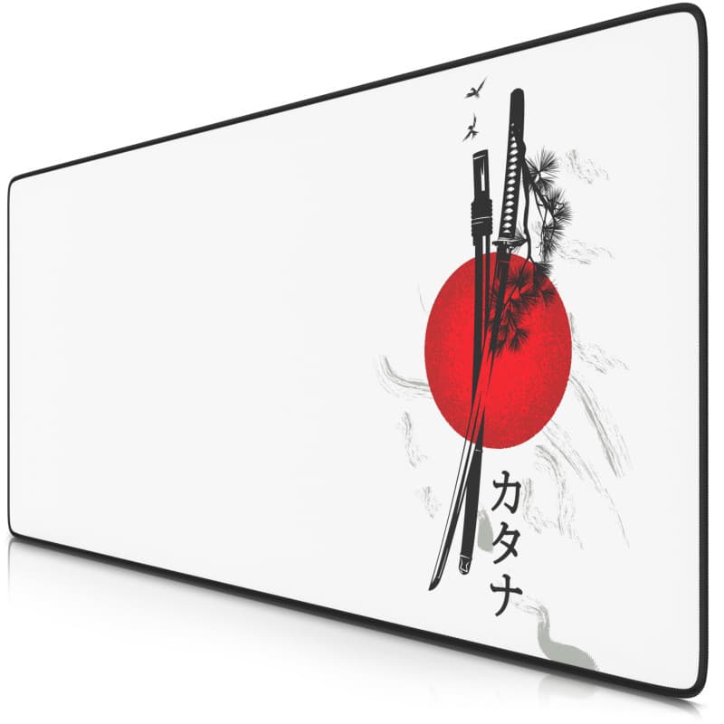 TITANWOLF Tapis de Souris Gaming XXL 900x400mm, Mouse Pad Mat, sous-Main Bureau Gamer Extra Large en Tissu, Base antidérapante,