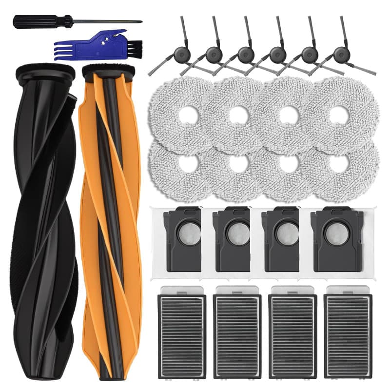 LOVOBO Lot de 26 Accessoires pour Robot aspirateur Dreame X50 Ultra Complete/Master/L50 Pro Ultra/L40s Pro Ultra/Mova V50 Ultra