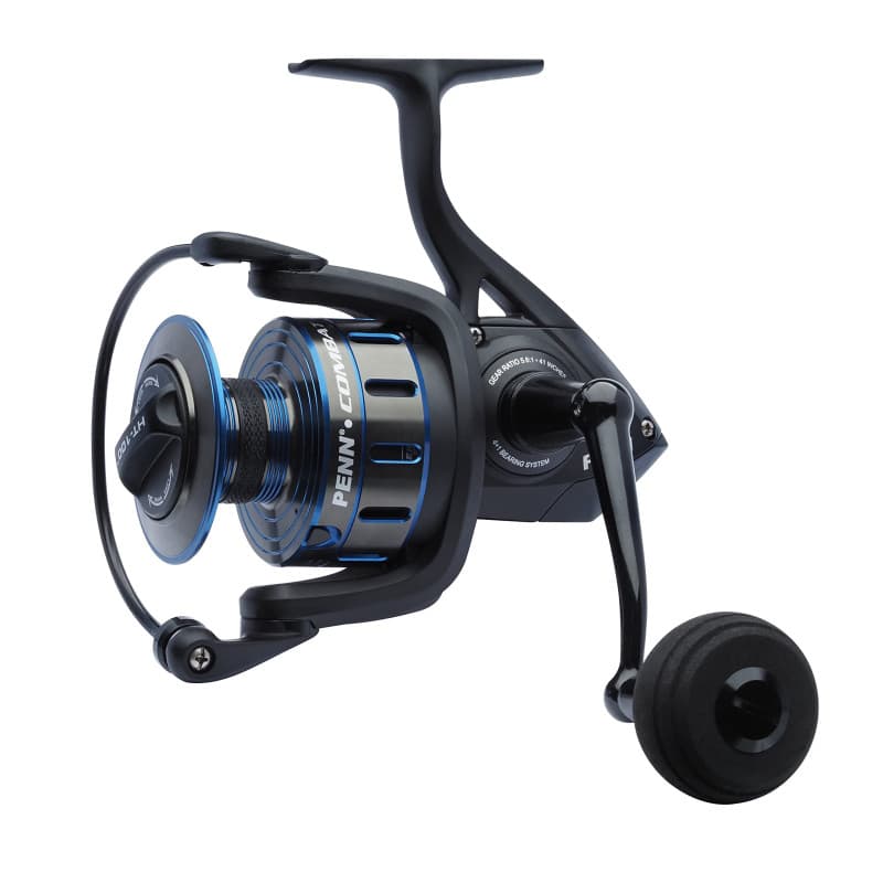 PENN Combat III Moulinet de pêche en mer Polyvalent pour Bateau, Kayak, Rivage, Jigging, Surf et Utilisation Polyvalente, Noir/B