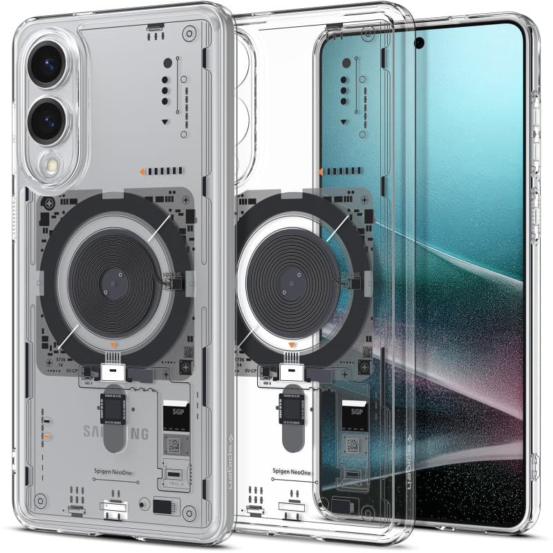 Spigen Ultra Hybrid MagFit Coque Compatible avec Samsung Galaxy S25 Edge - Neo One