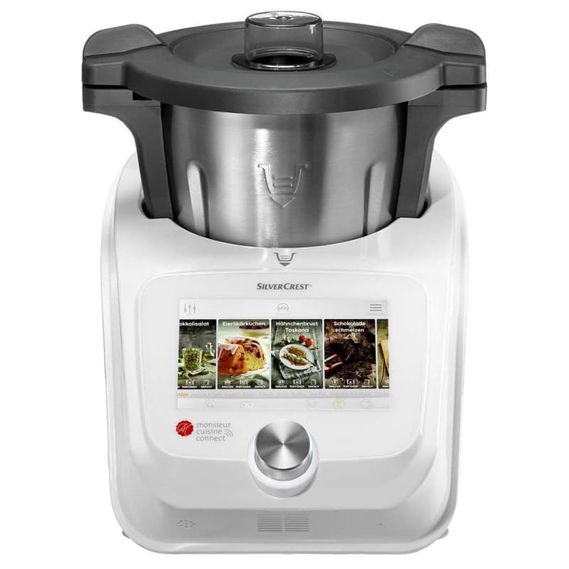 Unbekannt SilverCrest Monsieur Cuisine Connect Robot-cuiseur avec accessoires standards Weiß