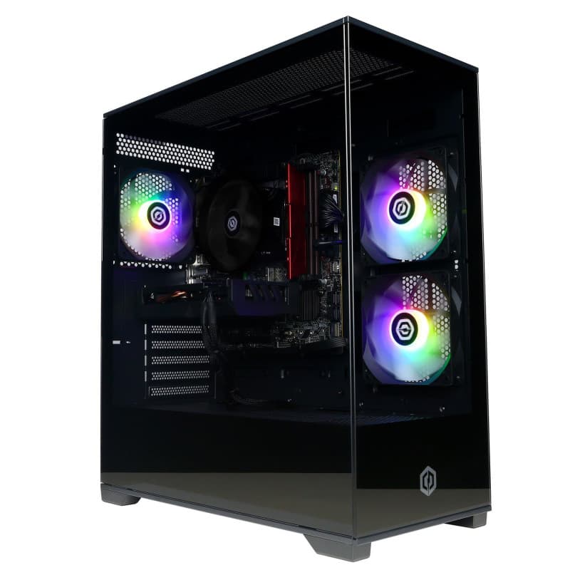 CyberpowerPC Wyvern Gaming PC - Intel Core i5-12400F, Nvidia RTX 5060 8GB, 16GB RAM, 1TB NVMe SSD, 650W 80+ PSU, Wi-FI, Windows