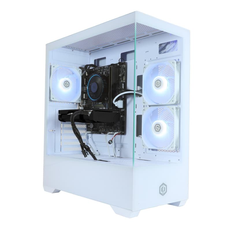 CyberpowerPC Wyvern Gaming PC - AMD Ryzen 5 8400F, Nvidia RTX 5060 8GB, 16GB RAM, 1TB NVMe SSD, 650W 80+ PSU, Wi-FI, Windows 11,