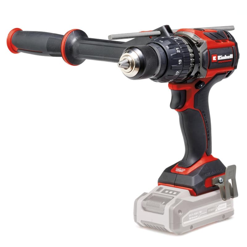 Einhell Professional Perceuse Visseuse à percussion sans fil TP-CD 18/120 Li-i BL - Solo Power X-Change (18V, moteur Brushless,