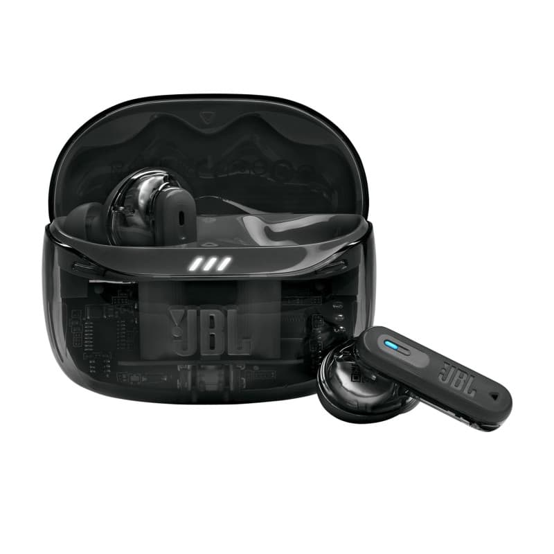 JBL Tune Beam Ghost 2, Écouteurs sans Fil Bluetooth, réduction de Bruit, 48 Heures d'autonomie, résistance à l'eau et à la pouss