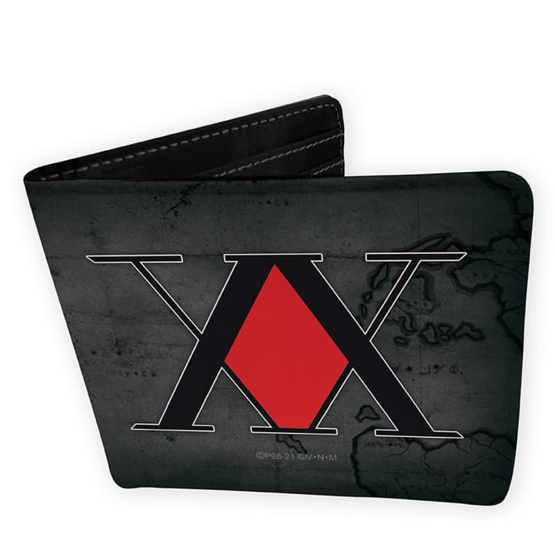 ABYstyle - Hunter X Hunter Portefeuille Emblème Vinyle, Noir, Noir, Classique