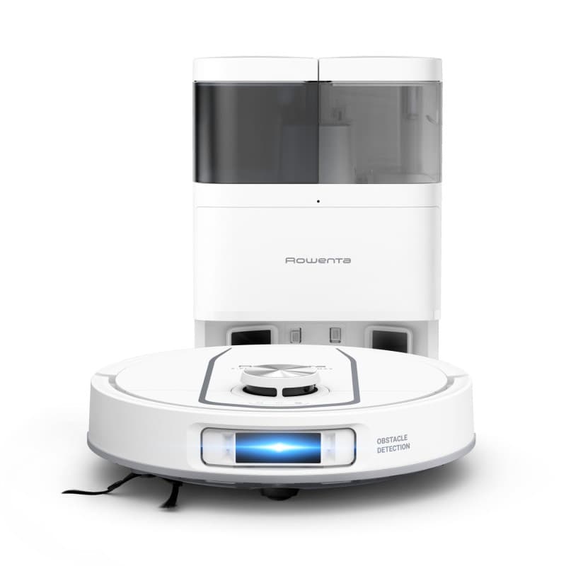 Rowenta X-PLORER Serie 580 Max, Robot aspirateur Laveur, Auto-Nettoyage et séchage des serpillières, Collecte Auto de la poussiè