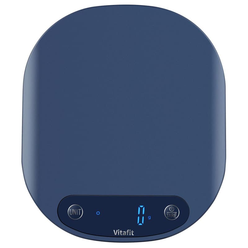 Vitafit 15kg Balance de Cuisine, Usine Professionnelle DEPUIS 2001, 6 Unités et Fonction Tare Acier Inoxydable Smart Digital Bal