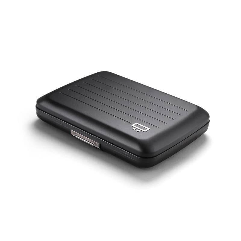 ÖGON -DESIGNS- Porte-Cartes en Aluminium avec Fermoir en métal, Protection RFID Contre la fraude et la démagnétisation, Portefeu