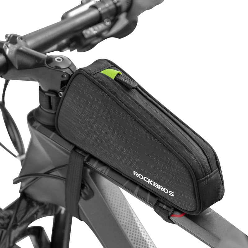 ROCKBROS Sacoche de Cadre, Tube Supérieur Étroite pour VTT, Vélo de Course, Électrique - Environ 1,1 L