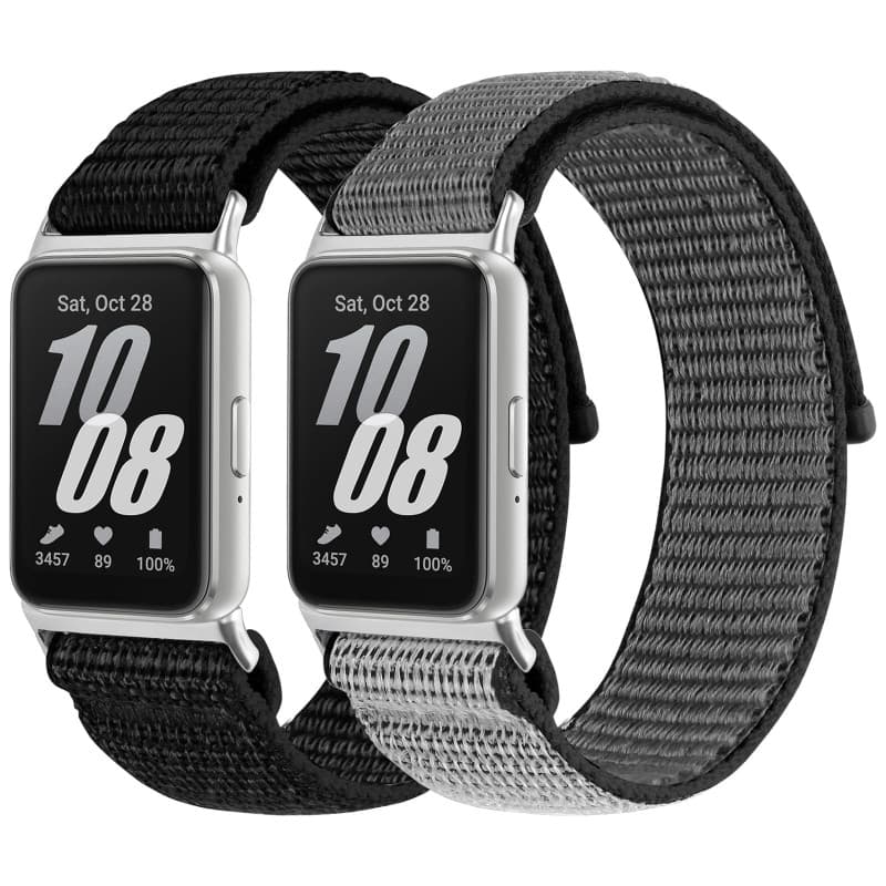 YONGBB Bracelets Compatible avec Samsung Galaxy Fit 3 Bracelets pour Femmes Hommes, Bracelet de Sport Remplacemen en Nylon pour