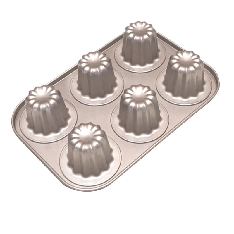 Moule à Canelé Moules à Gâteaux pour Cannelés de Cuisson Moule Forme Bordelaise Pâtisserie Française Antiadhésif Moule à Caneles