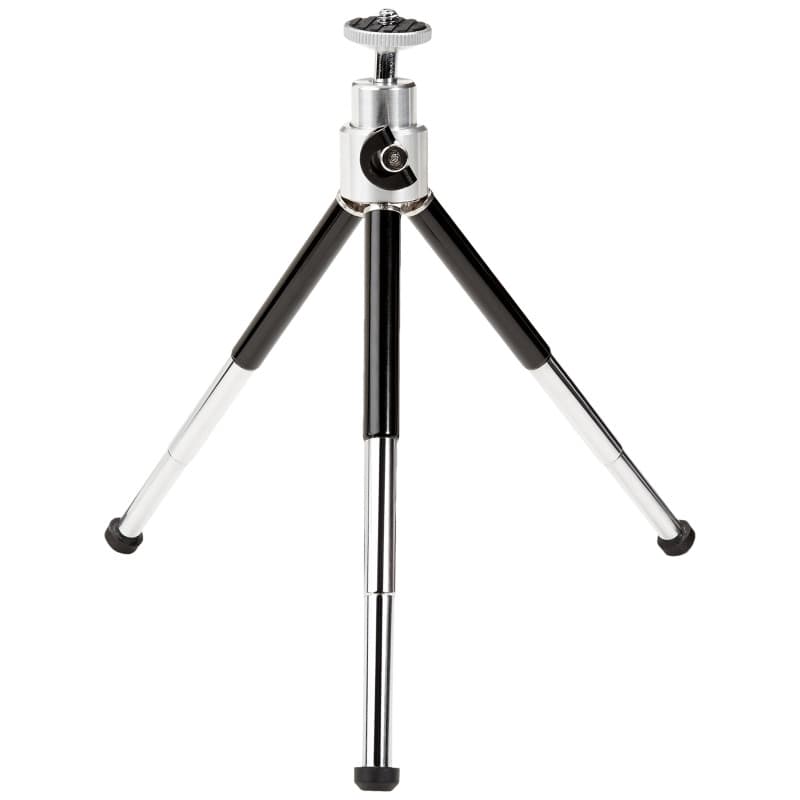 Amazon Basics Mini trépied ultra léger Hauteur réglable Pieds en caoutchouc, Noir
