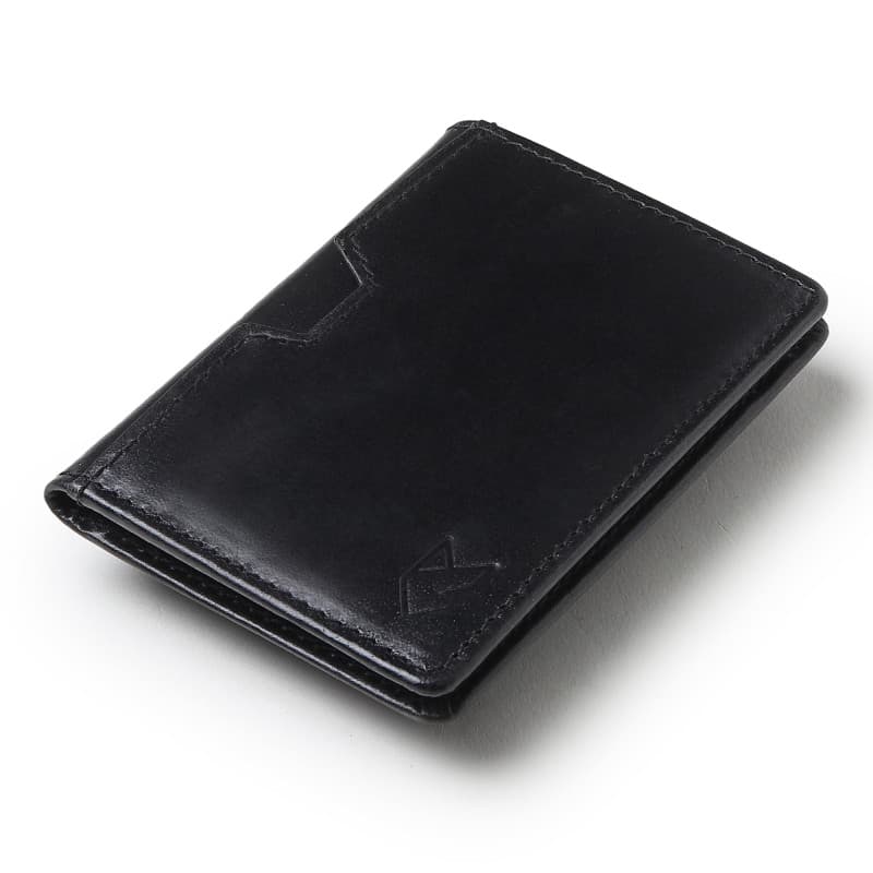 FOXHACKLE Portefeuille en Cuir avec Porte-Cartes de crédit pour Homme et Femme, Portefeuille Fin à Deux Volets avec Blocage RFID