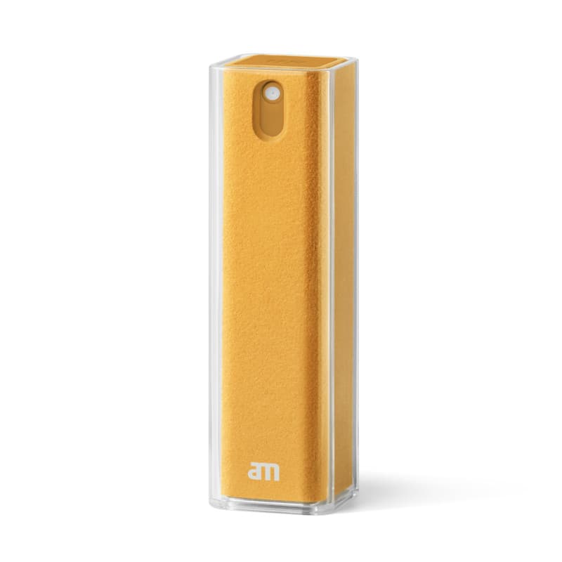 Nettoyant Écran Portable 2-en-1 – Spray 10,5 ml + Chiffon Microfibre Intégré – Kit Nettoyage Écran Tactile pour Smartphone, Tabl