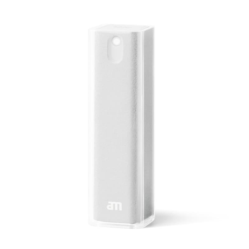 Nettoyant Écran Portable 2-en-1 – Spray 10,5 ml + Chiffon Microfibre Intégré – Kit Nettoyage Écran Tactile pour Smartphone, Tabl
