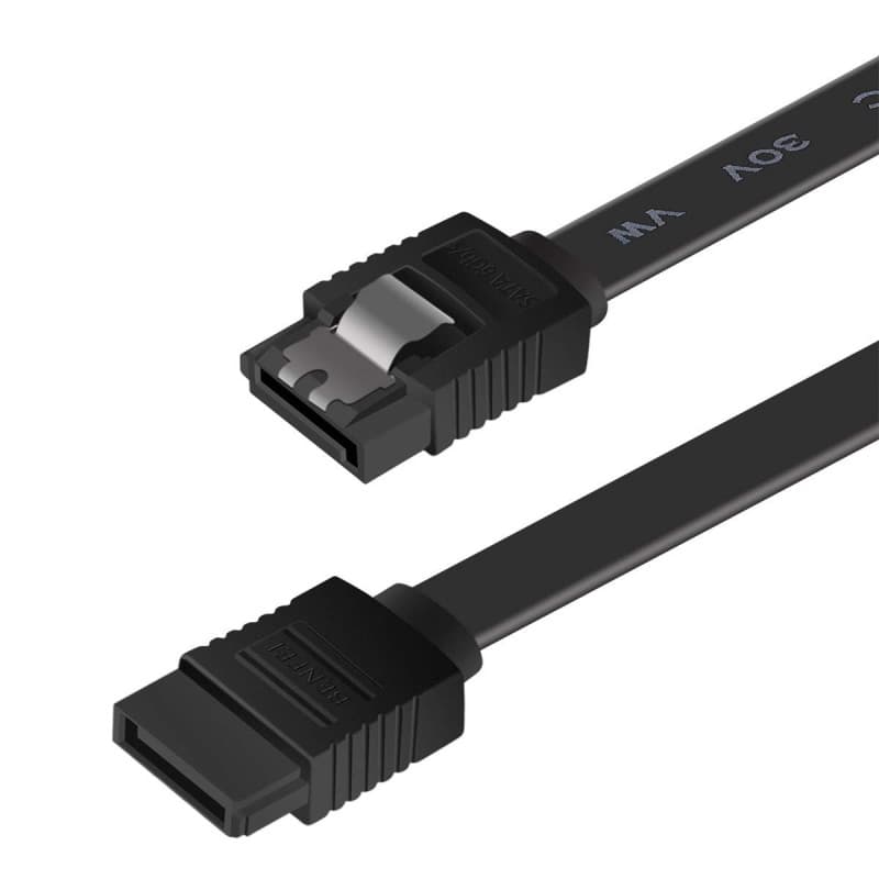 BENFEI Câble SATA III 6 GB/s Straight Disque Dur SSD câble de données avec loquet de Verrouillage 45,7 cm pour Disque Dur SATA,