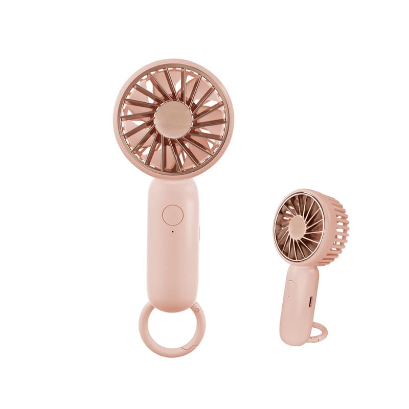 Jsdoin Mini-Handheld-Ventilator, leistungsstarker Desktop- mit Schnalle, leichter USB-Ventilator, geeignet f ür modische Frauen,