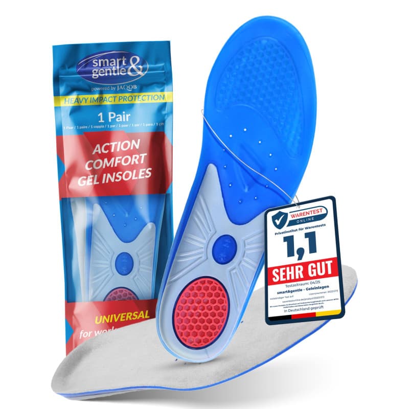 Semelles à gel Premium dehaute qualité, effet amortissant et absorption des chocs, garnitures de chaussures pour le sport et le