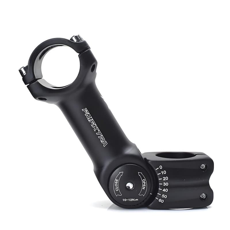 ENGWE MTB Potence réglable pour VTT 25,4 mm 31,8 mm, ± 60 degrés en Alliage d'aluminium, Potence de Guidon Courte pour VTT, vélo