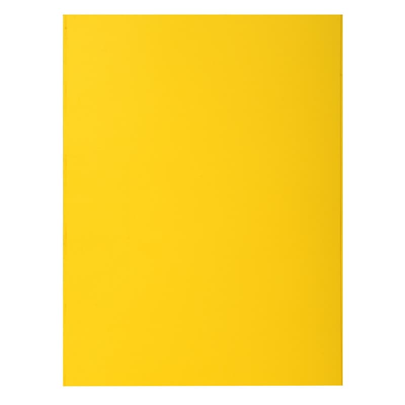 EXACOMPTA Paquet de 100 sous-chemises Rock's en carte 80 g, coloris jaune