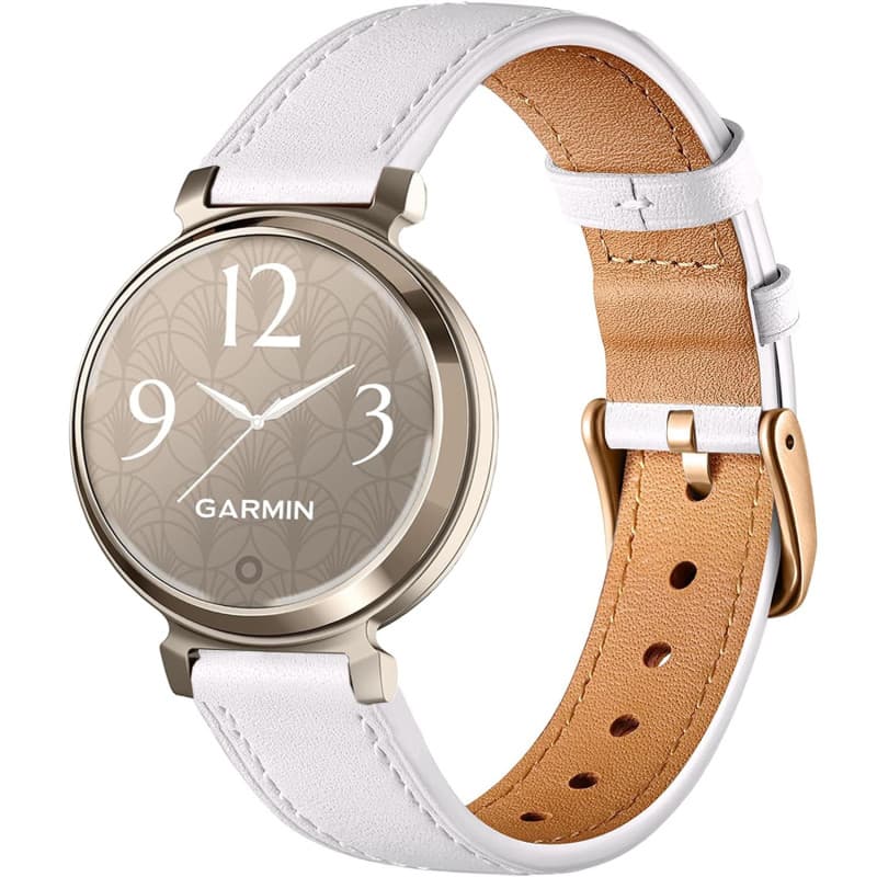 Issinlky Bracelet cuir pour Garmin Lily 2, 14MM Business bracelet pour Garmin Lily 2 Femmes