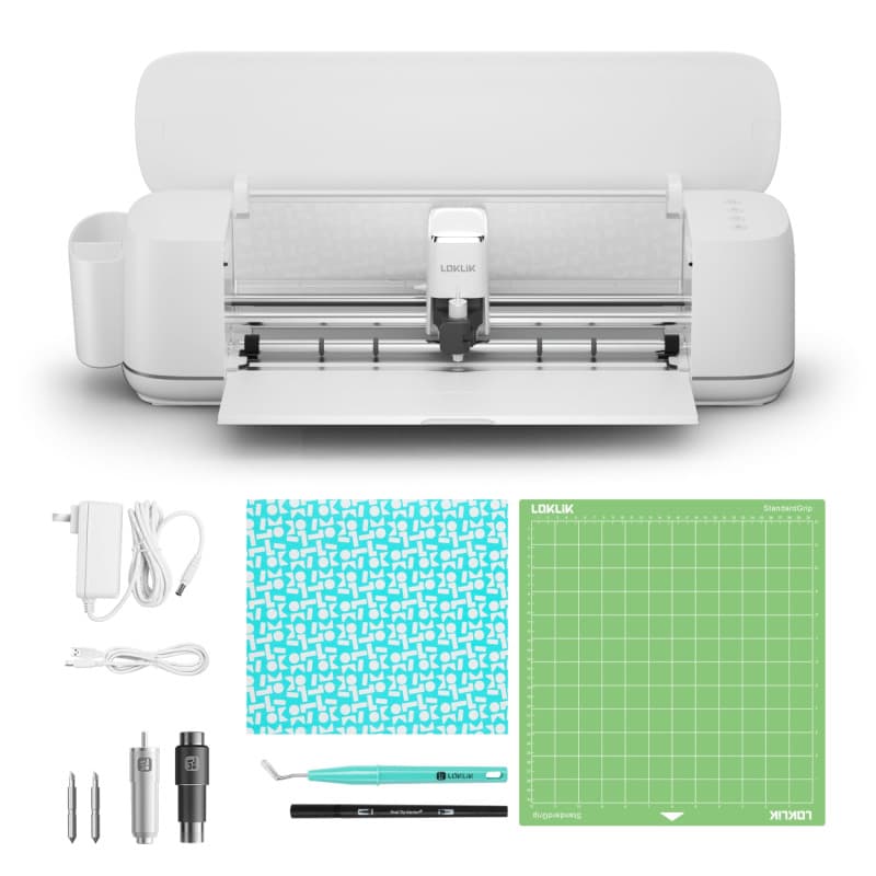LOKLiK iCraft Plotter Machine - Machine de découpe pour personnaliser textiles, tasses, sacs, autocollants et décorations. Compa