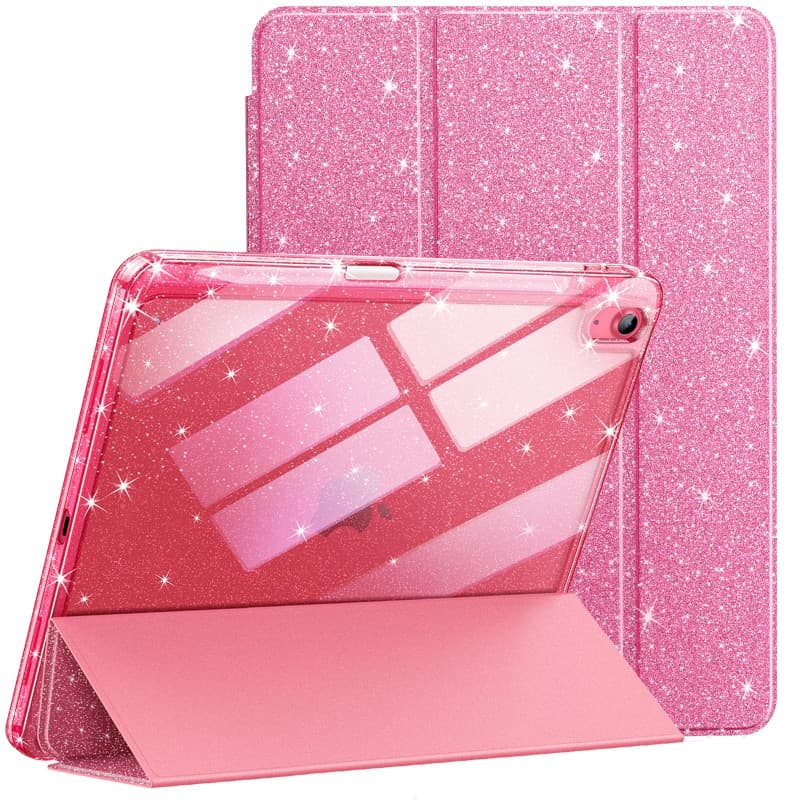 JETech Coque à Paillettes pour iPad (A16) 11ᵉ/10ᵉ Génération (2025/2022) avec Porte-Pencil, Étui Mignon Scintillant Fine pour En