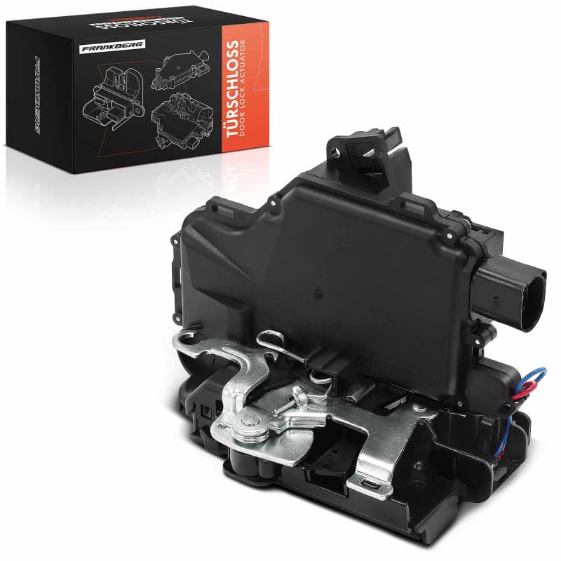 Frankberg 1x Serrure de Porte Servomoteur Arrière Droite Compatible avec Leon 1M1 1999-2006 Toledo II 1M2 1998-2006 B.o.r.a 1J2