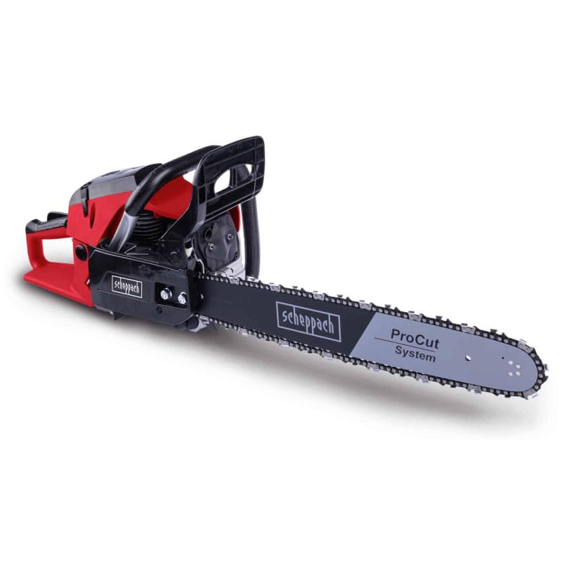 Scheppach PCS53 Tronçonneuse à essence avec diamètre de coupe de 47 cm | Moteur à essence 2 temps 2,7 CV | Longueur de lame 51 c