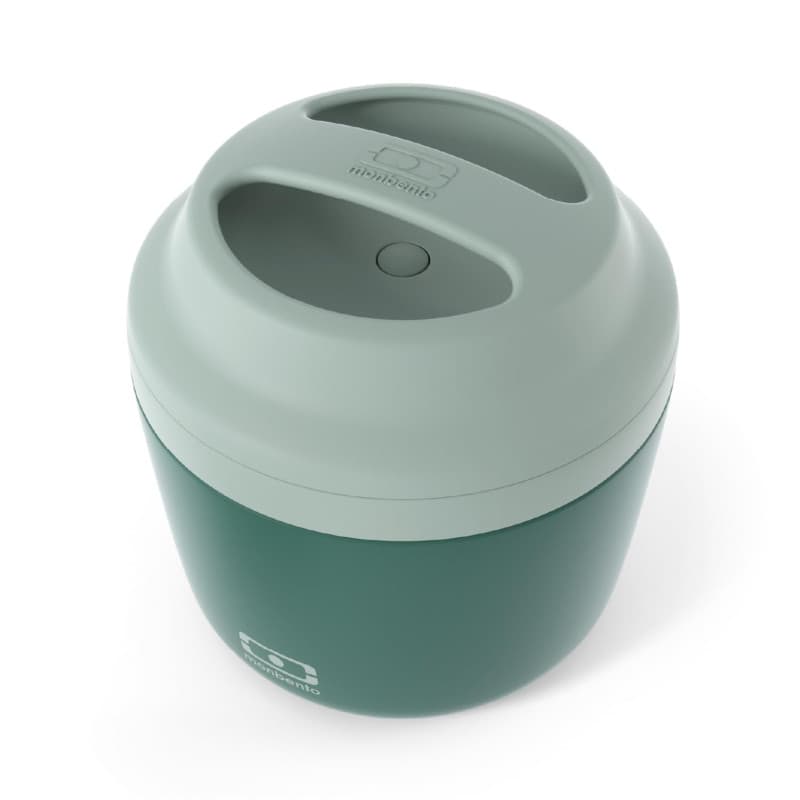 monbento - Bento Lunch Box Isotherme MB Element vert Bicolor - Lunch Box Isotherme qui Garde les Repas Chauds/Froids - Boite Rep