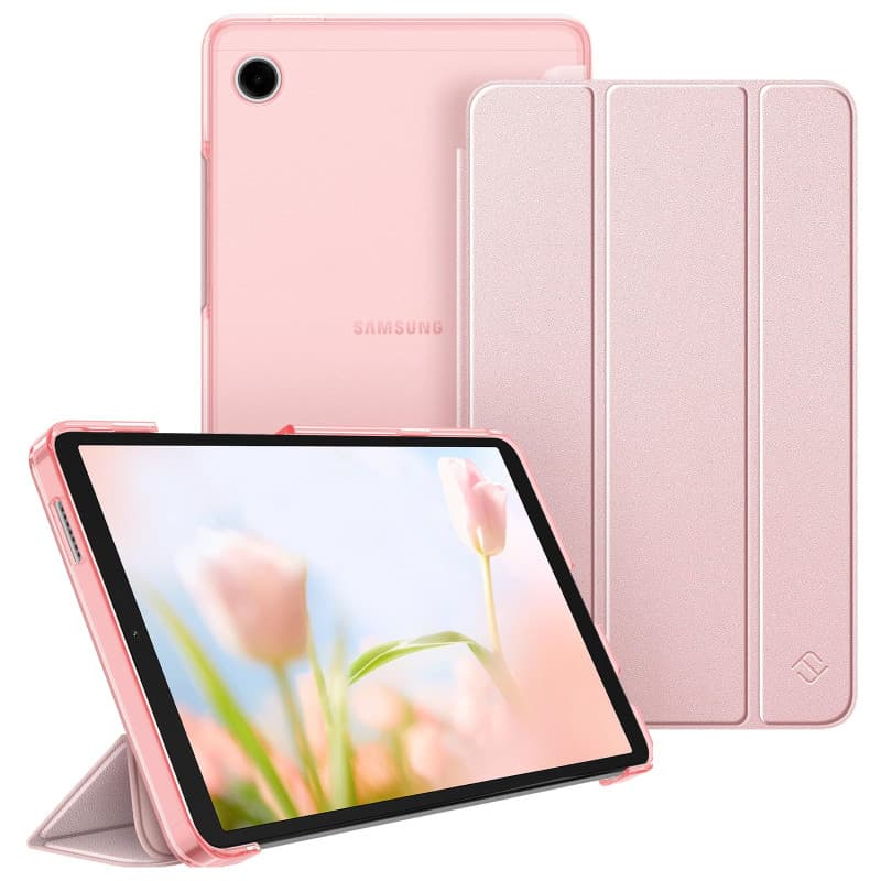 FINTIE Coque pour Samsung Galaxy Tab A11 8.7 Pouces 2025 et Galaxy Tab A9 8.7” 2023, Etui Fin et Transparent Givré Housse Dure e