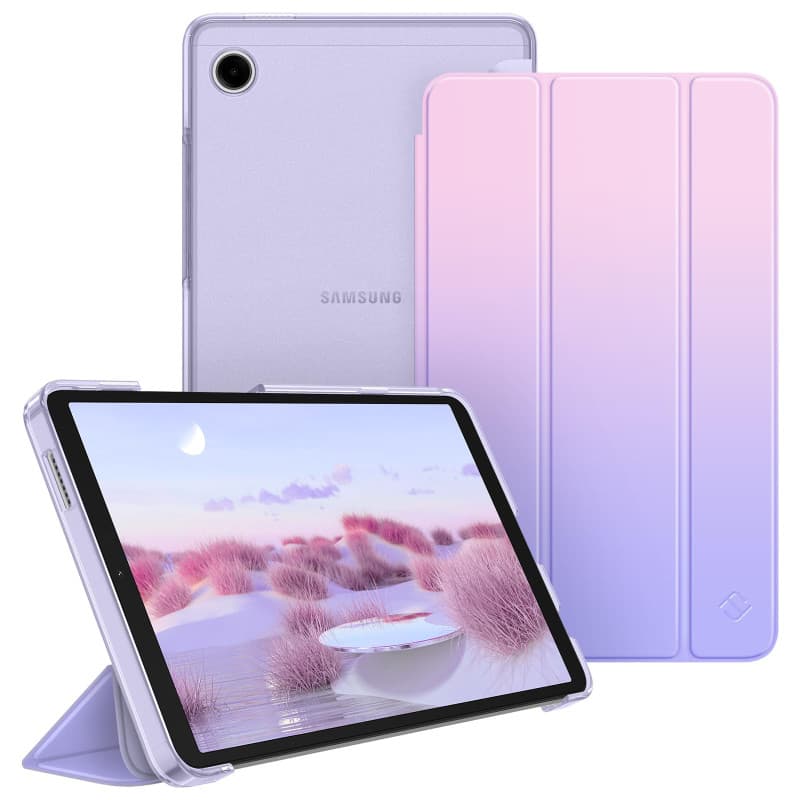 FINTIE Coque pour Samsung Galaxy Tab A11 8.7 Pouces 2025 et Galaxy Tab A9 8.7” 2023, Etui Fin et Transparent Givré Housse Dure e