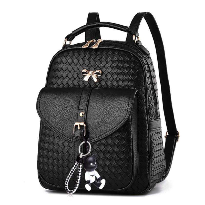 AINUOEY Femme Sac a Dos Sacs à Main Portés Bandouliere Feminin Ados Original PU Cuir 76605 1pc ensemble
